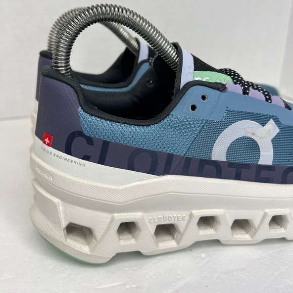 On Cloudmonster Womens Size 6M Dust/Vapor 61.98081 Worn 1x Indoors 99% New - Picture 8 of 16